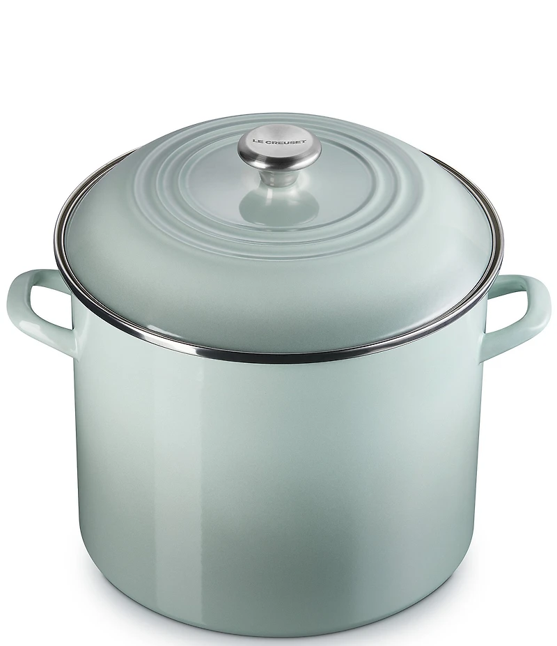 Le Creuset Enamel-On-Steel Stockpot With Stainless Steel Knob, 16 Qt.