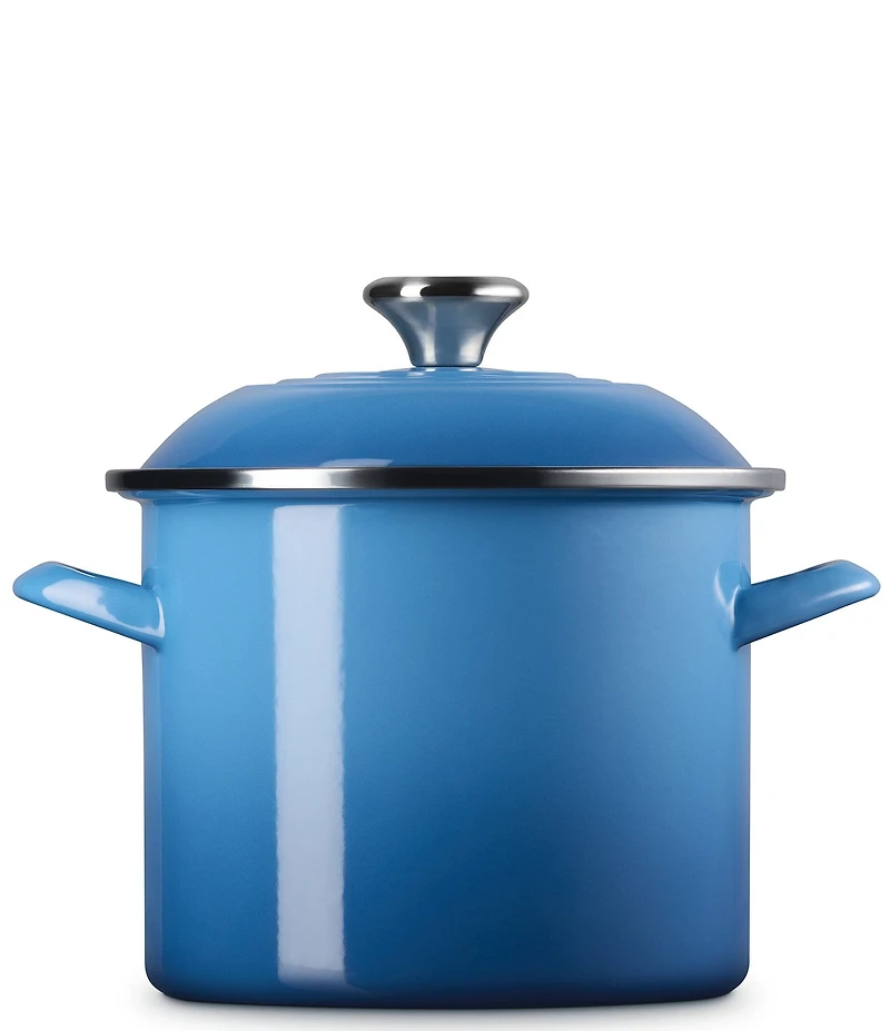 Le Creuset Enamel-On-Steel Stockpot With Stainless Steel Knob