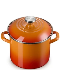 Le Creuset Enamel-On-Steel Stockpot With Stainless Steel Knob