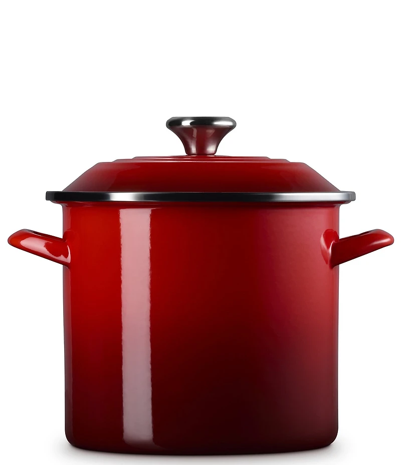 Le Creuset Enamel-On-Steel Stockpot With Stainless Steel Knob, 8-Qt.