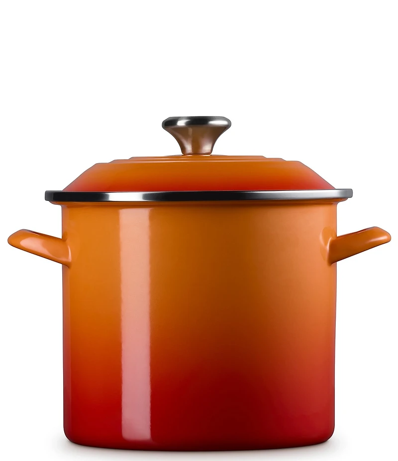 Le Creuset Enamel-On-Steel Stockpot With Stainless Steel Knob, 8-Qt.
