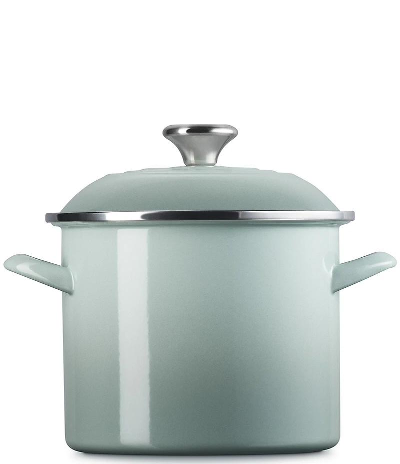 Le Creuset Enamel-On-Steel Stockpot With Stainless Steel Knob, 8-Qt.
