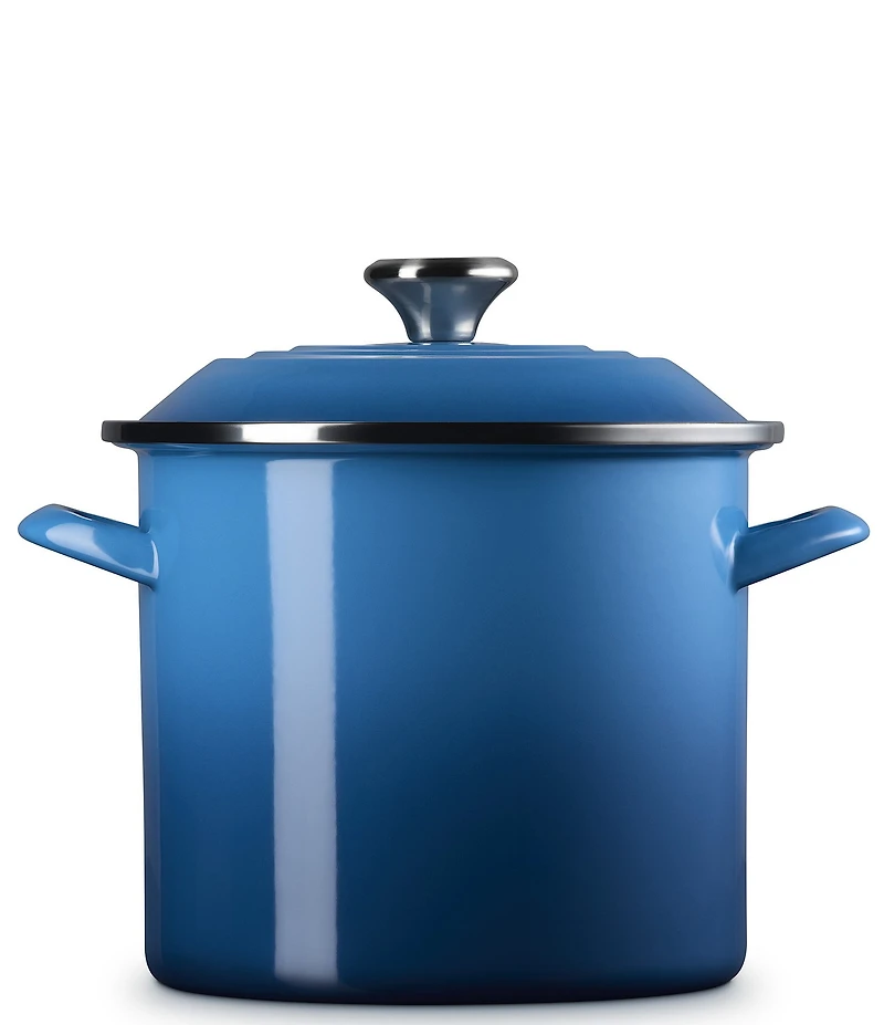 Le Creuset Enamel-On-Steel Stockpot With Stainless Steel Knob, 8-Qt.