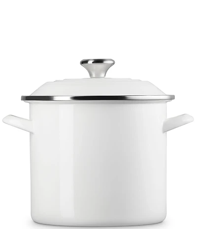 Le Creuset Enamel-On-Steel Stockpot With Stainless Steel Knob, 8-Qt.