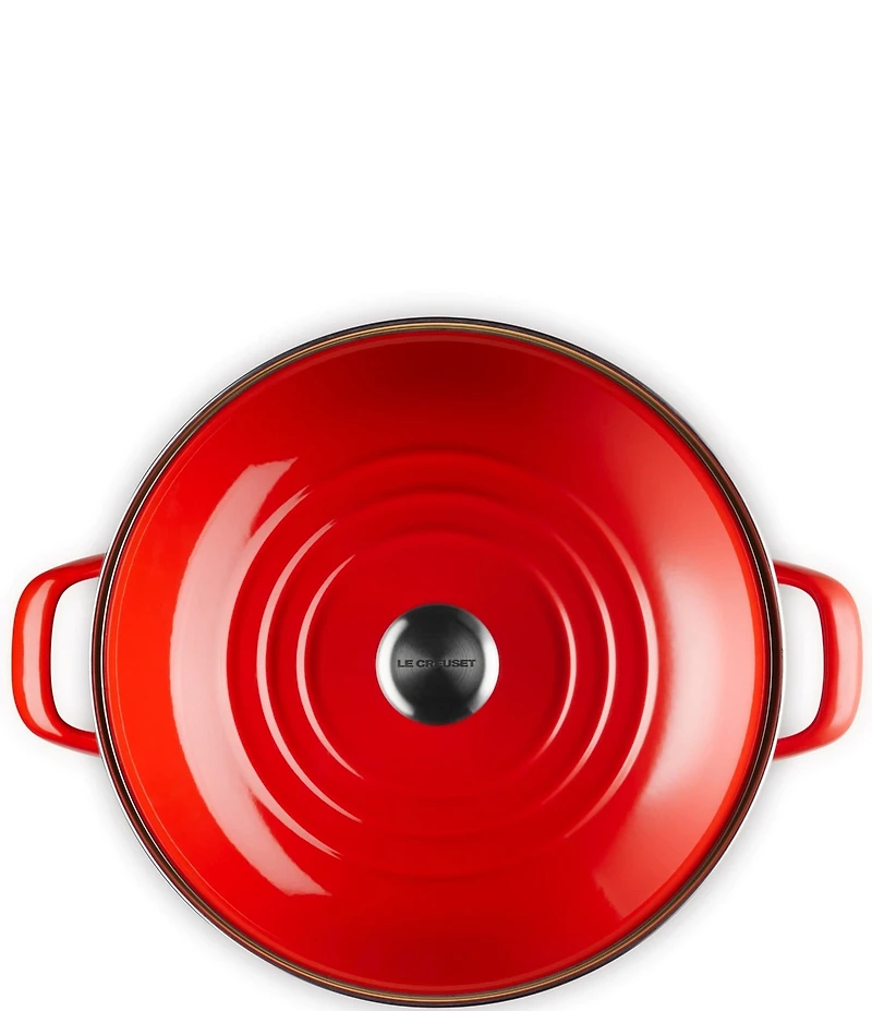 Le Creuset Enamel Steel 20-Quart Covered Lobster Seafood Stockpot- Carmin