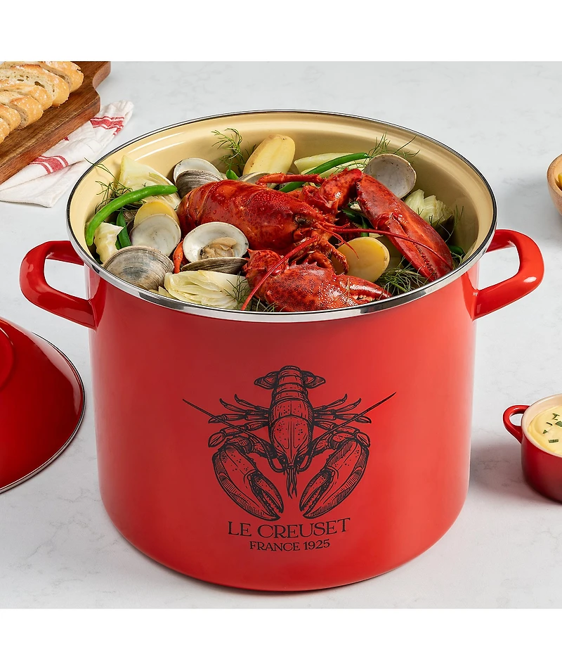 Le Creuset Enamel Lobster Seafood Stockpot, 20 qt.