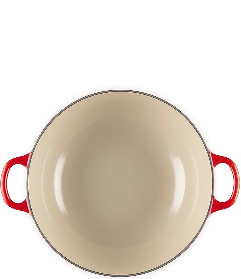 Le Creuset Enameled Cast Iron Holly Collection Traditional Chef's Oven with Lid, 4.5-Quart