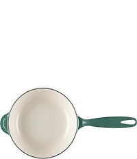 Le Creuset Enameled Cast Iron Holly Collection Traditional Saucier with Lid, 2.25 Qt.