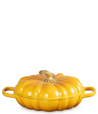 Le Creuset Enameled Cast Iron Signature Pumpkin Braiser, 2.75 qt.