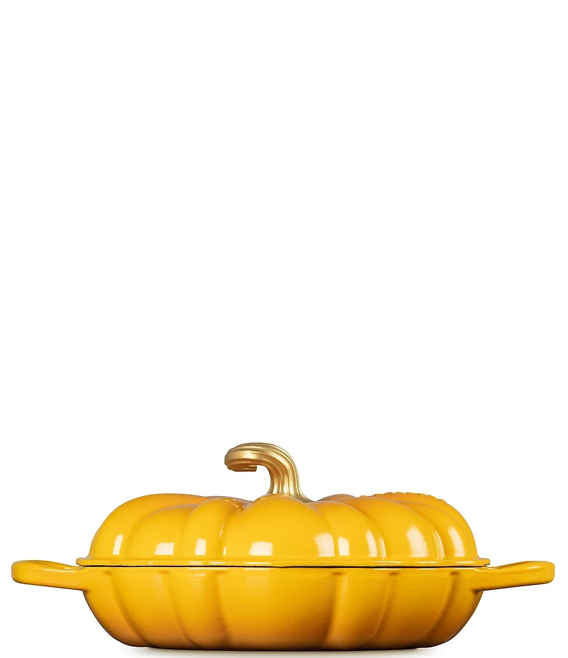 Le Creuset Enameled Cast Iron Signature Pumpkin Braiser, 2.75 qt.