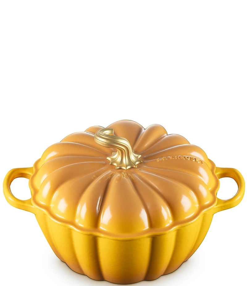 Le Creuset Enameled Cast Iron Signature Pumpkin Cocotte, 4 qt.