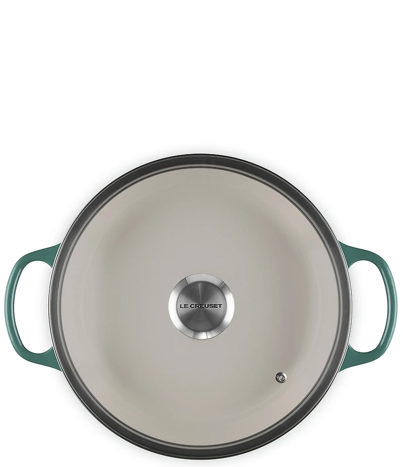 Le Creuset Enameled Cast Iron Signature Round Braiser with Glass Lid, 2.25 Qt.