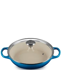 Le Creuset Enameled Cast Iron Signature Round Braiser with Glass Lid, 2.25 Qt.