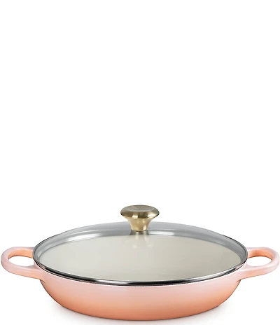 Le Creuset Enameled Cast Iron Signature Round Braiser with Glass Lid, 2.25 Qt.