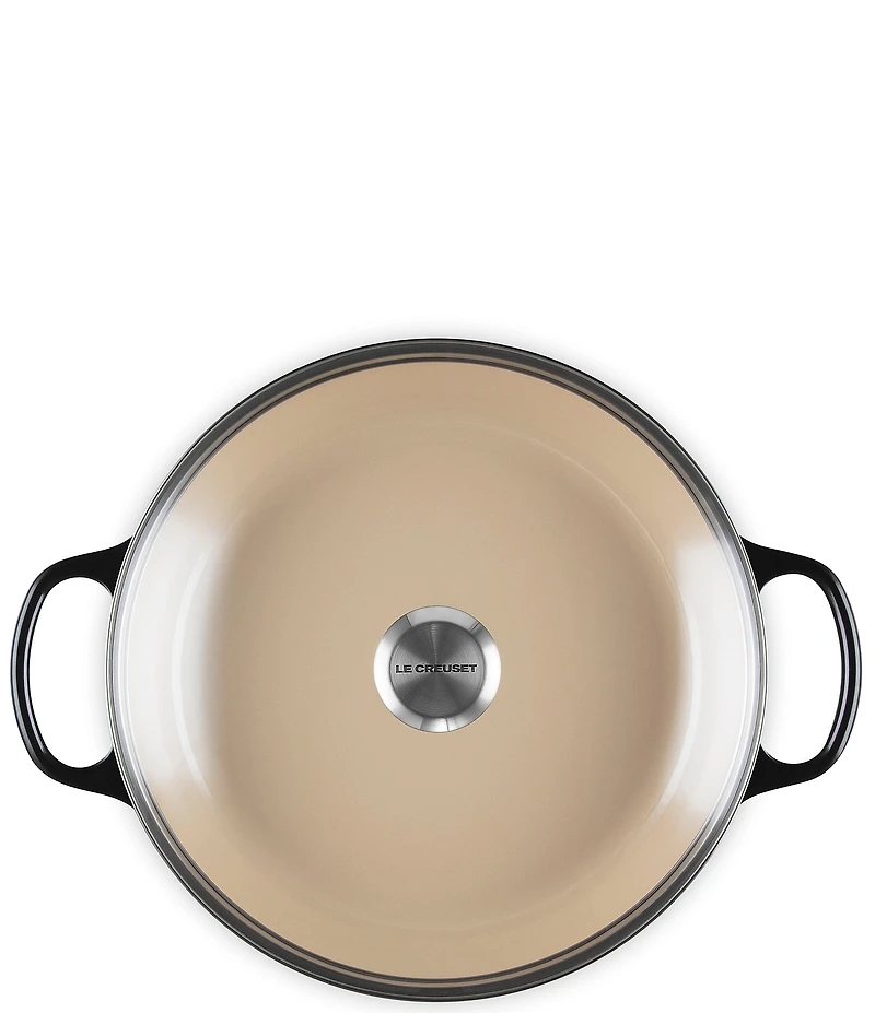 Le Creuset Enameled Cast Iron Signature Round Braiser with Glass Lid, 2.25 Qt.