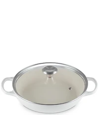 Le Creuset Enameled Cast Iron Signature Round Braiser with Glass Lid, 2.25 Qt.