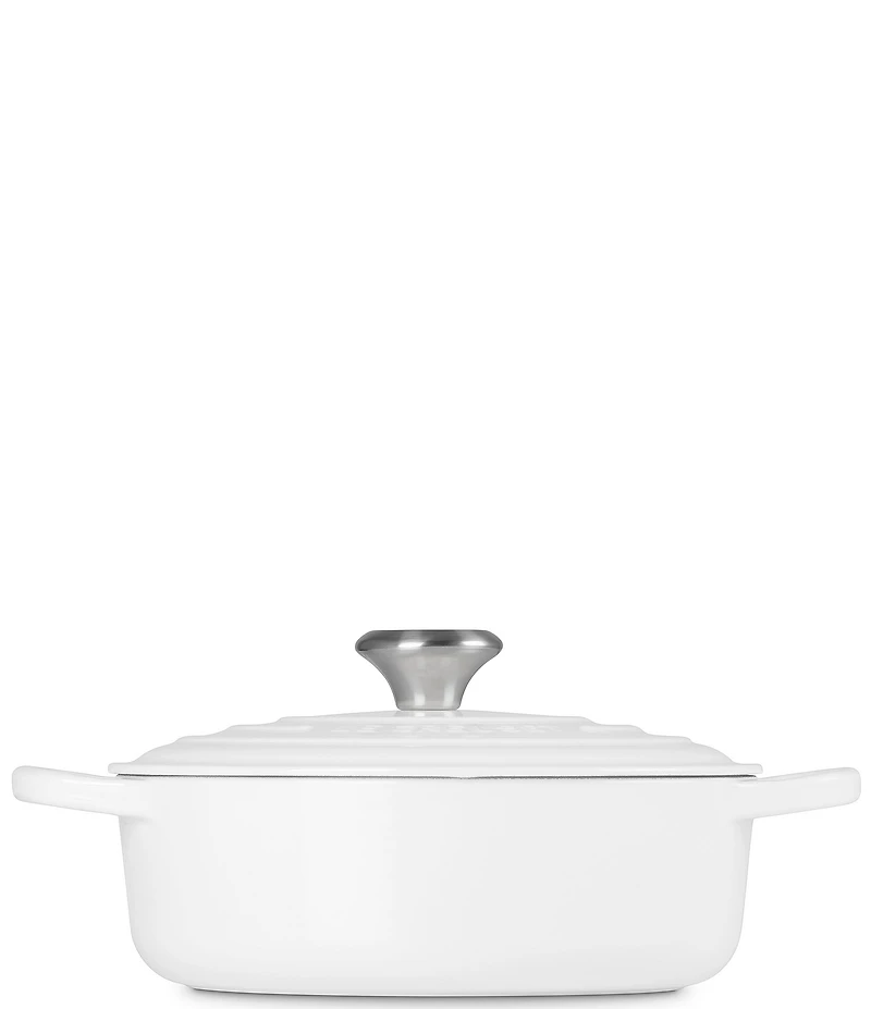Le Creuset Enameled Cast Iron Signature Wide Round Oven, 3.5 qt