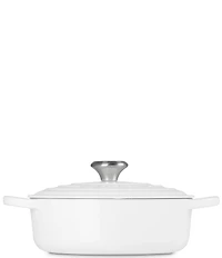 Le Creuset Enameled Cast Iron Signature Wide Round Oven, 3.5 qt