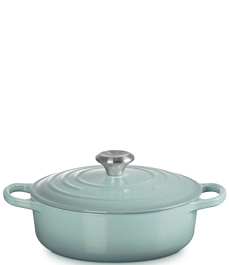 Le Creuset Enameled Cast Iron Signature Wide Round Oven, 3.5 qt