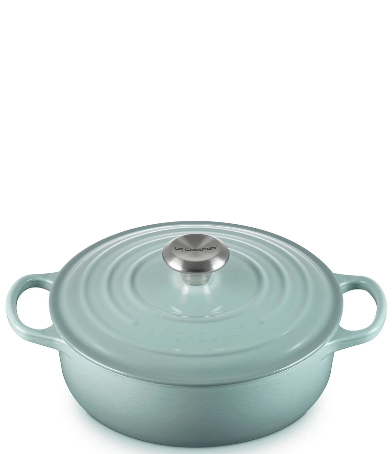 Le Creuset Enameled Cast Iron Signature Wide Round Oven, 3.5 qt