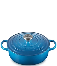 Le Creuset Enameled Cast Iron Signature Wide Round Oven, 3.5 qt