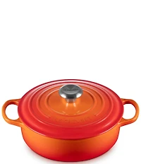 Le Creuset Enameled Cast Iron Signature Wide Round Oven, 3.5 qt