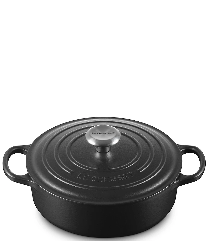Le Creuset Enameled Cast Iron Signature Wide Round Oven, 3.5 qt