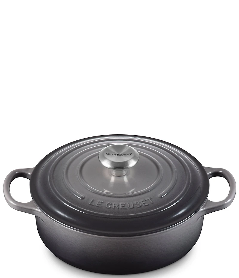 Le Creuset Enameled Cast Iron Signature Wide Round Oven, 3.5 qt