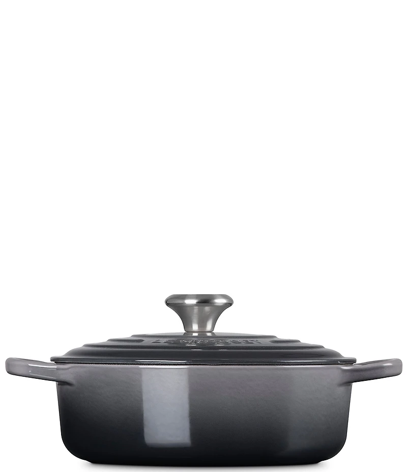 Le Creuset Enameled Cast Iron Signature Wide Round Oven, 3.5 qt