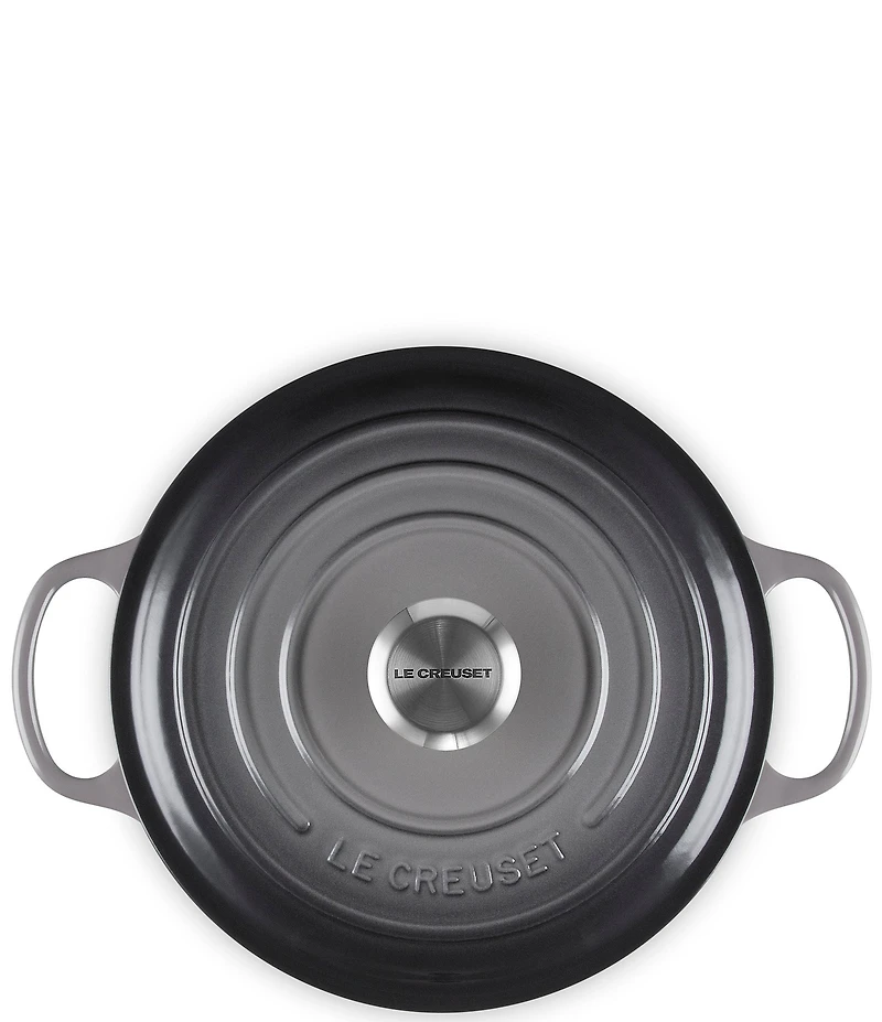 Le Creuset Enameled Cast Iron Signature Wide Round Oven, 3.5 qt