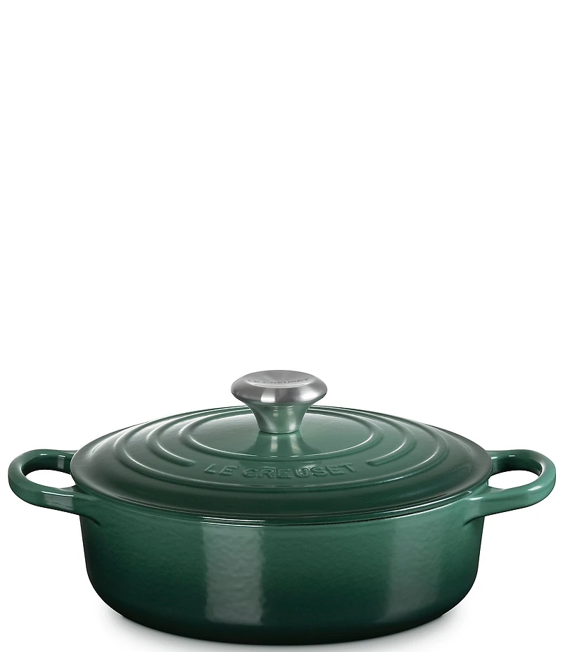Le Creuset Enameled Cast Iron Signature Wide Round Oven, 3.5 qt