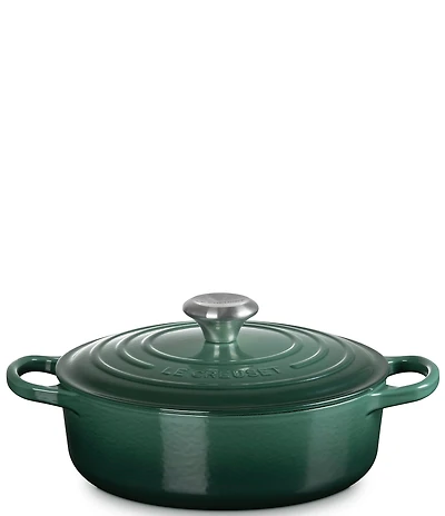 Le Creuset Enameled Cast Iron Signature Wide Round Oven, 3.5 qt