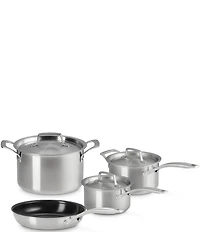 Le Creuset Essential Stainless Steel 7-Piece Cookware Set