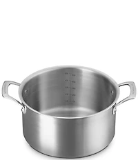Le Creuset Essential Stainless Steel Deep Round Stockpot, 6.25 qt.