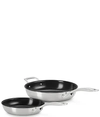 Le Creuset Essential Stainless Steel Non-stick 2-Piece Frying Pan Set