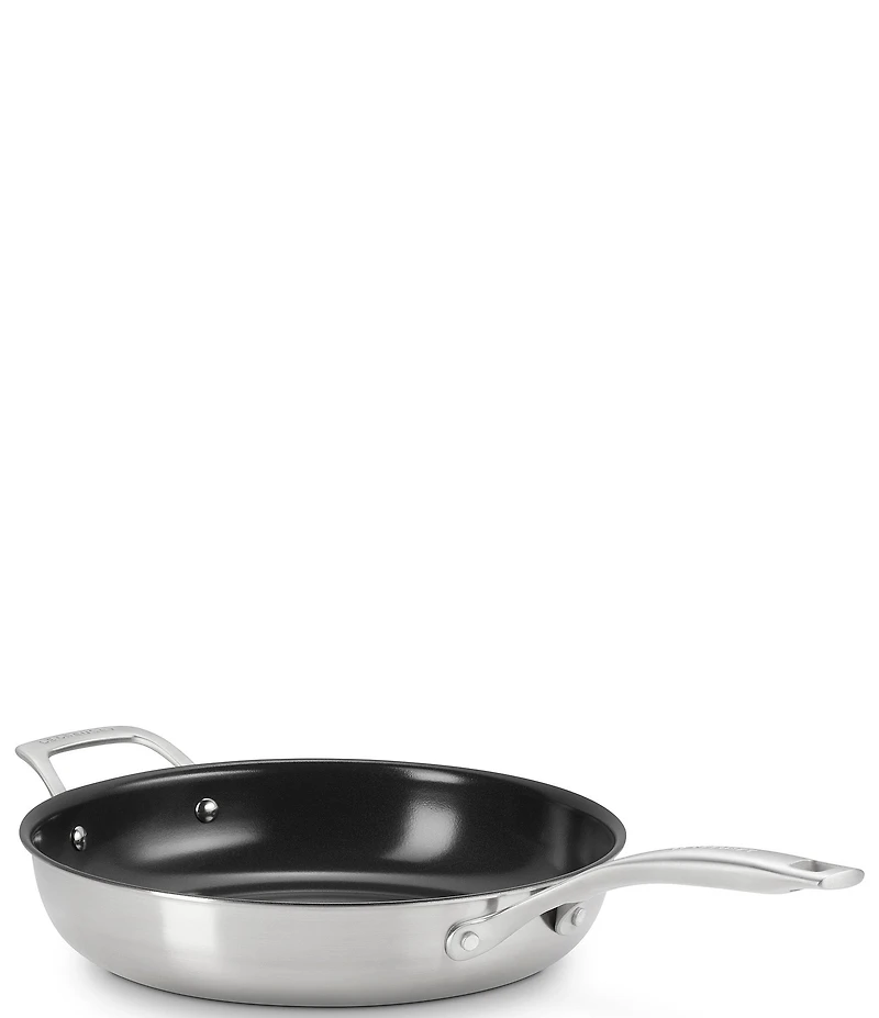 Le Creuset Essential Stainless Steel Non-stick Frying Pan with Handle Helper, 11 in.