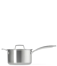 Le Creuset Essential Stainless Steel Round Saucepan with Lid