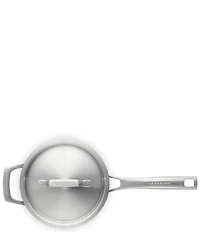 Le Creuset Essential Stainless Steel Round Saucepan with Lid