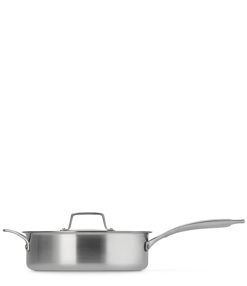Le Creuset Essential Stainless Steel Saute Pan, 4.6 qt.