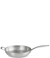 Le Creuset Essential Stainless Steel Shallow Round Frying Pan with Handle - 11 In