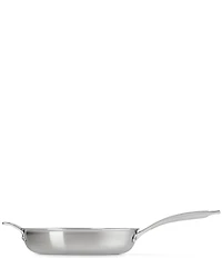 Le Creuset Essential Stainless Steel Shallow Round Frying Pan with Handle - 11 In