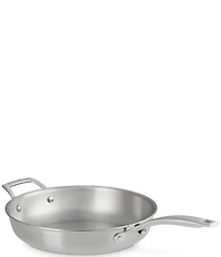 Le Creuset Essential Stainless Steel Shallow Round Frying Pan with Handle - 11 In
