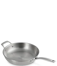Le Creuset Essential Stainless Steel Shallow Round Frying Pan with Handle - 11 In