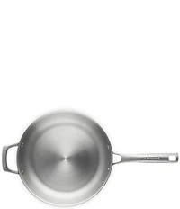 Le Creuset Essential Stainless Steel Shallow Round Frying Pan with Handle - 11 In