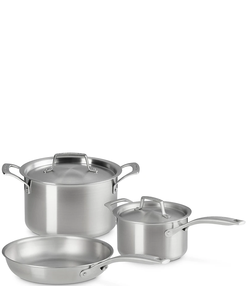 Le Creuset Essentials Stainless Steel 5-Piece Cookware Set