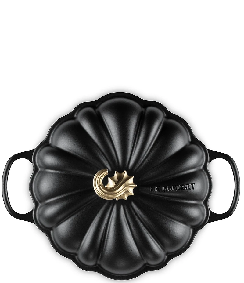Le Creuset Festive Fall Collection 2.75-qt Signature Enameled Cast Iron Pumpkin Braiser