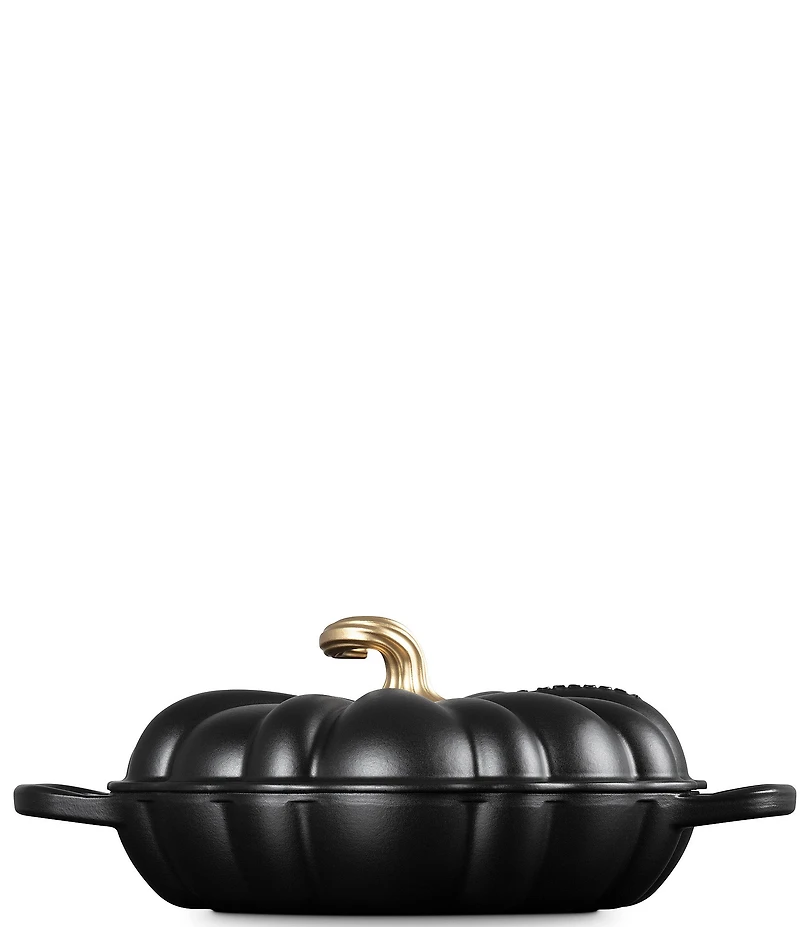 Le Creuset Festive Fall Collection 2.75-qt Signature Enameled Cast Iron Pumpkin Braiser