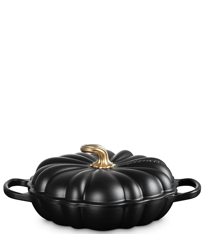 Le Creuset Festive Fall Collection 2.75-qt Signature Enameled Cast Iron Pumpkin Braiser