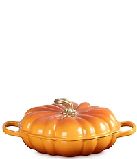 Le Creuset Festive Fall Collection 2.75-qt Signature Enameled Cast Iron Pumpkin Braiser