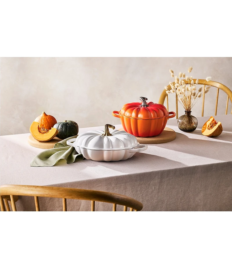 Le Creuset Signature Enameled Cast Iron Pumpkin Braiser, 2.75 Qt.